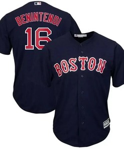 Andrew Benintendi Boston Red Sox Big And Tall Alternate Cool Base Player Jersey - Navy - Robokeg