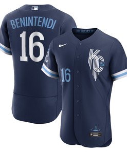 Andrew Benintendi Kansas City Royals 2022 City Connect Authentic Player Jersey - Navy Mlb - Robokeg