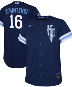 Andrew Benintendi Kansas City Royals Preschool 2022 City Connect Replica Player Jersey - Navy Mlb - Robokeg