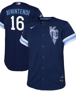 Andrew Benintendi Kansas City Royals Toddler 2022 City Connect Replica Player Jersey - Navy Mlb - Robokeg