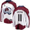Andrew Cogliano 11 Colorado Avalanche Stanley Cup 2023 Playoffs Patch Away Breakaway Men Jersey - White - Robokeg
