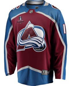 Andrew Cogliano 11 Colorado Avalanche Stanley Cup 2023 Playoffs Patch Home Breakaway Men Jersey - Burgundy - Robokeg