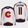 Andrew Cogliano 11 Reverse Retro 2.0 2022 Colorado Avalanche White Jersey Primegreen - Robokeg