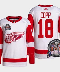 Andrew Copp 18 25th Anniversary Detroit Red Wings Red Jersey - Robokeg