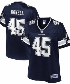 Andrew Dowell Dallas Cowboys Nfl Pro Line Womens Team Player Jersey - Navy - Robokeg
