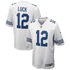 Andrew Luck Indianapolis Colts Nike Alternate Game Jersey - White - Robokeg