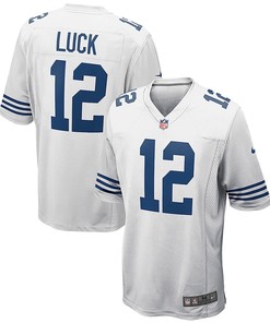 Andrew Luck Indianapolis Colts Nike Alternate Game Jersey - White - Robokeg