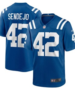 Andrew Sendejo Indianapolis Colts Game Jersey - Royal Nfl - Robokeg