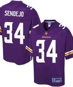Andrew Sendejo Minnesota Vikings Nfl Pro Line Team Color Player Jersey - Purple - Robokeg