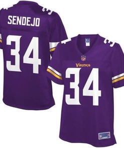 Andrew Sendejo Minnesota Vikings Nfl Pro Line Womens Team Color Jersey - Purple - Robokeg