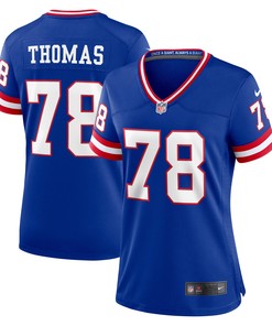 Andrew Thomas New York Giants Womens Classic Player Game Jersey - Royal Nfl - Robokeg