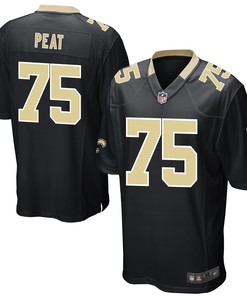 Andrus Peat New Orleans Saints Game Player Jersey - Black Nfl - Robokeg