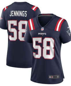 Anfernee Jennings New England Patriots Womens Team Game Jersey - Navy Nfl - Robokeg