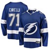 Anthony Cirelli Tampa Bay Lightning Fanatics Branded Home Breakaway Player Jersey - Blue Nhl - Robokeg