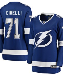 Anthony Cirelli Tampa Bay Lightning Fanatics Branded Womens Home Breakaway Player Jersey - Blue Nhl - Robokeg