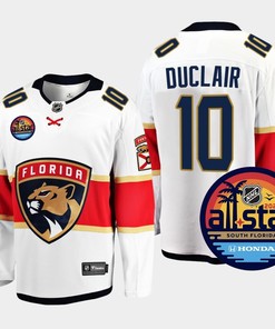 Anthony Duclair 10 Florida Panthers 2023 All-Star Game Jersey White Equipment - Robokeg