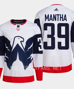 Anthony Mantha 39 Washington Capitals 2023 Jersey Stadium White Primegreen - Robokeg