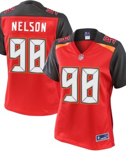 Anthony Nelson Tampa Bay Buccaneers Nfl Pro Line Womens Team Player Jersey - Red - Robokeg