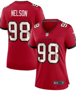 Anthony Nelson Tampa Bay Buccaneers Womens Game Jersey - Red Nfl - Robokeg