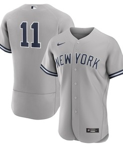 Anthony Volpe 11 New York Yankees Road Elite Jersey - Gray - Robokeg