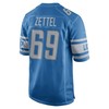 Anthony Zettel Detroit Lions Nfl Draft Game Jersey - Blue - Robokeg