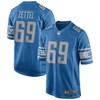 Anthony Zettel Detroit Lions Nike Game Jersey - Blue - Robokeg