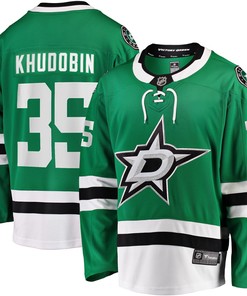 Anton Khudobin Dallas Stars Fanatics Branded Breakaway Player Jersey - Kelly Green Nhl - Robokeg