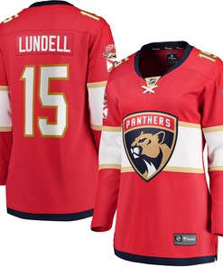 Anton Lundell Florida Panthers Women's Home Breakaway Player Jersey - Red Jersey - Robokeg