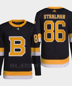 Anton Stralman 86 Boston Bruins Black Jersey Pro Alternate - Robokeg