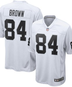 Antonio Brown Las Vegas Raiders Nike Game Jersey - White - Robokeg