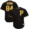 Antonio Brown Pittsburgh Pirates Majestic X Mlb Crossover Cool Base Player Jersey Black 2019 - Robokeg