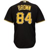 Antonio Brown Pittsburgh Pirates Majestic X Mlb Crossover Cool Base Player Jersey - Black - Robokeg