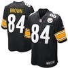 Antonio Brown Pittsburgh Steelers Nike Game Jersey - Black - Robokeg