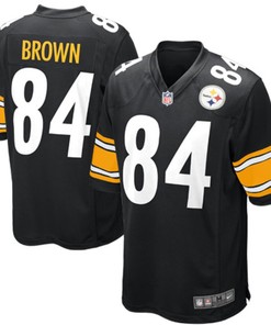 Antonio Brown Pittsburgh Steelers Nike Game Jersey - Black - Robokeg