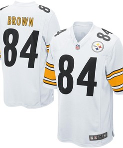 Antonio Brown Pittsburgh Steelers Nike Game Jersey - White - Robokeg