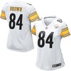 Antonio Brown Pittsburgh Steelers Nike Womens Game Jersey - White - Robokeg