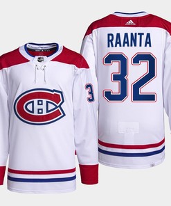 Antti Raanta 32 Carolina Hurricanes White Jersey 2022-23 Pro Away PrimeGreen - Robokeg