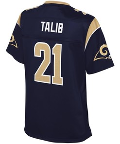 Aqib Talib Los Angeles Rams Nfl Pro Line Womens Player Jersey - Navy - Robokeg