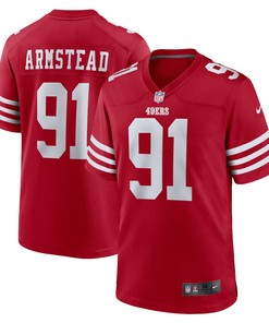Arik Armstead San Francisco 49ers Player Game Jersey Scarlet Nfl - Robokeg