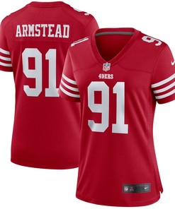Arik Armstead San Francisco 49ers Womens Player Game Jersey Scarlet Nfl - Robokeg