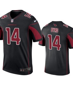 Arizona Cardinals #14 Damiere Byrd Black Color Rush Legend Jersey - Mens - Robokeg
