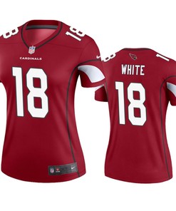 Arizona Cardinals #18 Kevin White Cardinal Legend Jersey - Womens - Robokeg