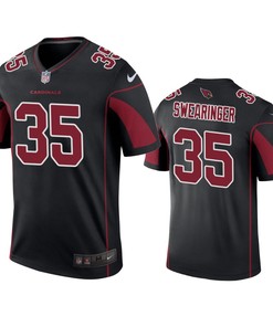 Arizona Cardinals #35 D.j. Swearinger Black Color Rush Legend Jersey - Men - Robokeg