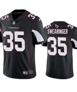 Arizona Cardinals #35 D.j. Swearinger Black Vapor Untouchable Limited Jersey - Men - Robokeg
