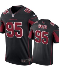 Arizona Cardinals #95 Rodney Gunter Nike Color Rush Black Jersey - Robokeg