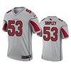 Arizona Cardinals A. Q. Shipley Silver Inverted Legend Jersey - Robokeg