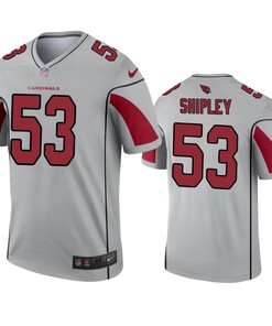 Arizona Cardinals A. Q. Shipley Silver Inverted Legend Jersey - Robokeg