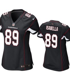Arizona Cardinals Andy Isabella 2019 Nfl Draft Black Game Womens Jersey - Robokeg