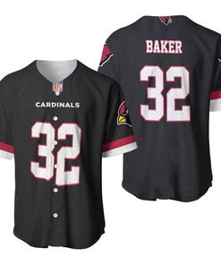 Arizona Cardinals Budda Baker #32 Great Player Nfl Alternate Game Black 2019 3d Designed Allover Gift For Arizona Fans Baseball Jersey - Robokeg