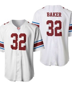 Arizona Cardinals Budda Baker #32 Great Player Nfl Legacy Vintage White 3d Designed Allover Gift For Arizona Fans Baseball Jersey - Robokeg
